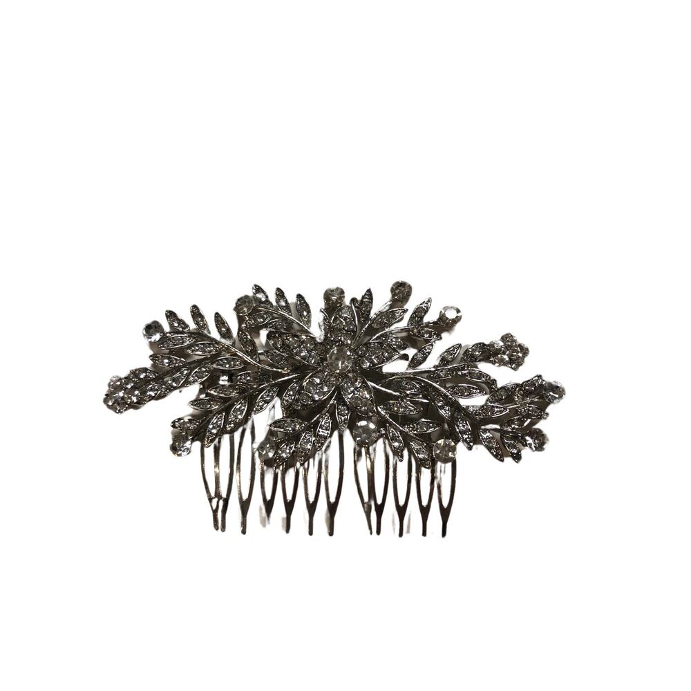 Crystal hair comb